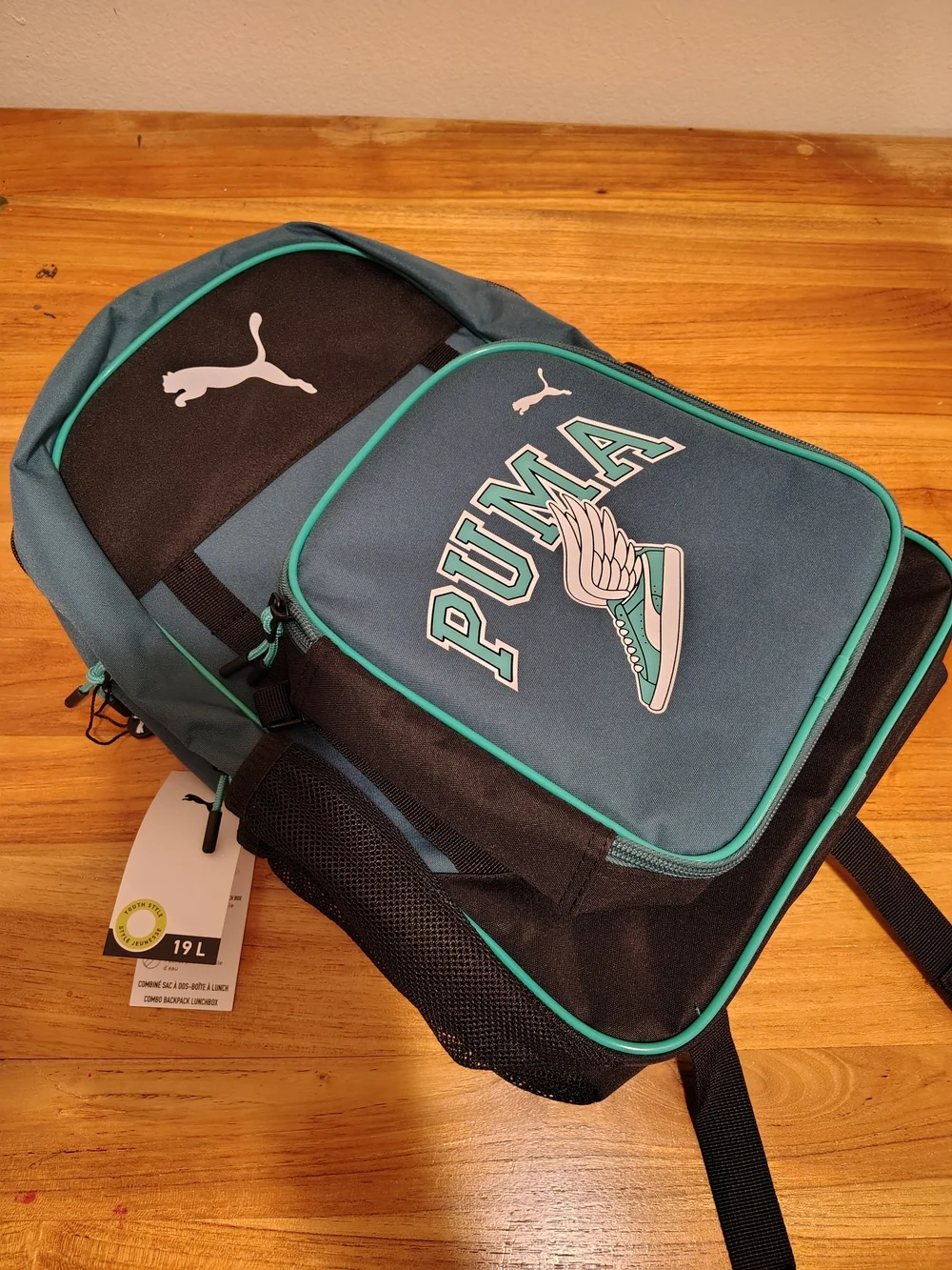 Puma School Backpack With Lunch bag NWT